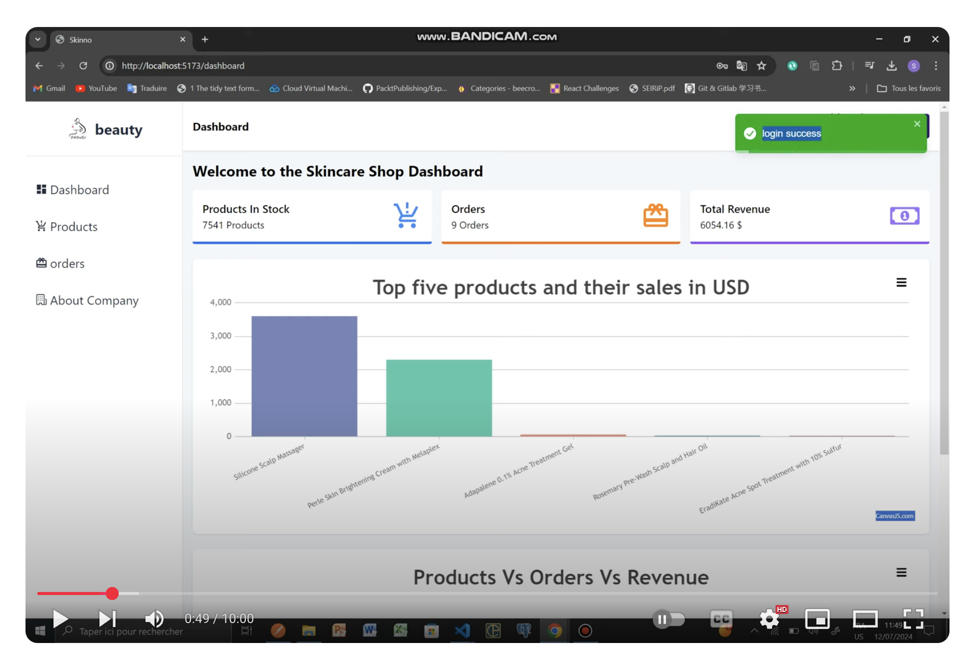 Skinno Web Application